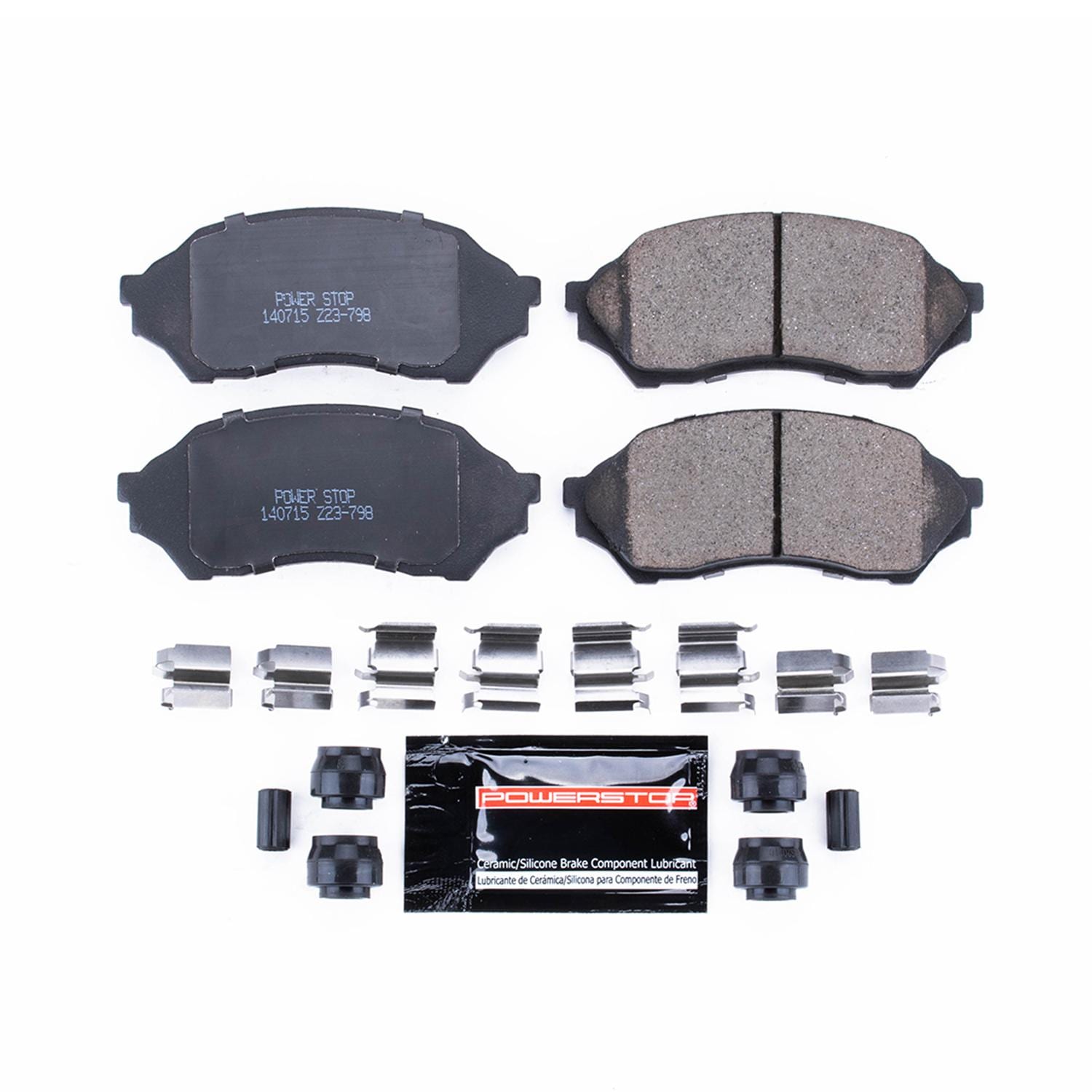 Powerstop Z23 Evolution Sport Carbon Fiber Ceramic Performance Brake Pads Z23-798
